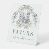 Weicher Winter Holiday Artic Animals Favoriten Sockelschild (Vorderseite)