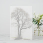 Weicher Winterbaum Briefpapier (Stehend Vorderseite)