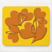 weichere Seite von Orange Mousepad (Vorne)