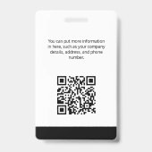 Weichert Realtors ID Card Abzeichen Ausweis (Rückseite)