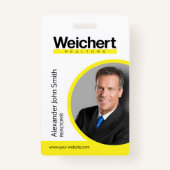 Weichert Realtors ID Card Abzeichen Ausweis (Vorderseite)