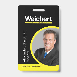 Weichert Realtors ID-Kartenabzeichen Ausweis