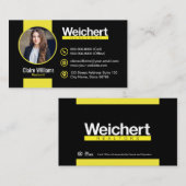 Weichert Realtors Phantastisch Business Card Visitenkarte (Vorne/Hinten)