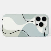 Weiches abstraktes Design - minimale ästhetische K Case-Mate iPhone Hülle (Rückseite (Horizontal))