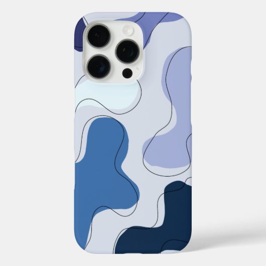 Weiches abstraktes Design - minimale ästhetische K Case-Mate iPhone Hülle (Rückseite)