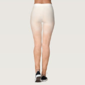 Weiches Anmachholz Leggings (Rückseite)