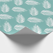 Weiches, Aquamarines Frontsystem Geschenkpapier (Ecke)