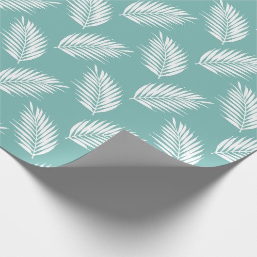 Weiches, Aquamarines Frontsystem Geschenkpapier (Ecke)