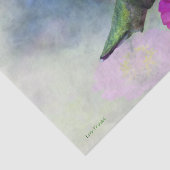 Weiches Aquarell-Summenvogel-Seidenpapier Seidenpapier (Ausschnitt)