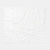 Weiches Aquarellmuster Fleecedecke (Vorderseite (Horizontal))