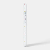 Weiches Aquarellmuster iPhone 15 Hülle (Linke Seite)