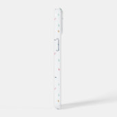 Weiches Aquarellmuster iPhone 15 Hülle (Rechte Seite)