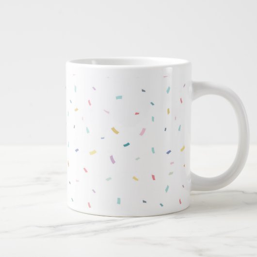 Weiches Aquarellmuster Jumbo-Tasse (Rechts)