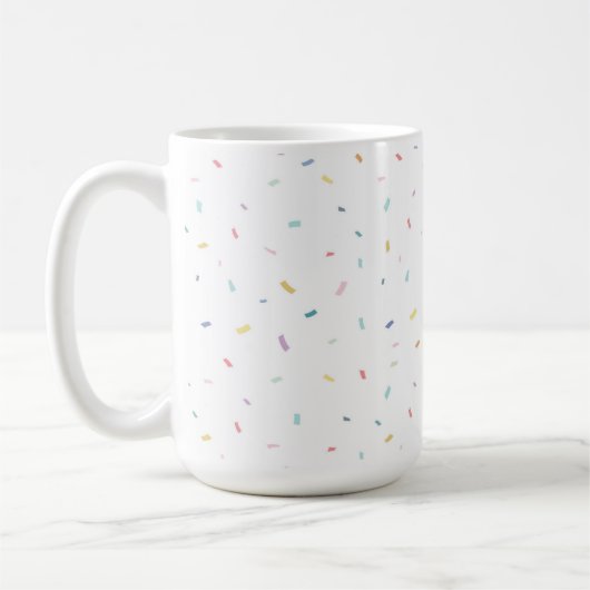 Weiches Aquarellmuster Kaffeetasse (Links)