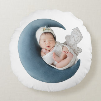 „Weiches Baby-Speiktuch | Sanfte Pflege für Ihren Rundes Kissen