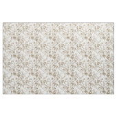 Weiches Beige Botanisches Toile-Muster Stoff (Yard (91,4 cm))
