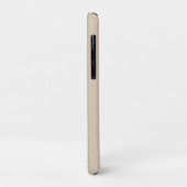 Weiches Beige Herringbone-Muster Case-Mate iPhone Hülle (Hinten/Links)