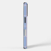 Weiches Blau- und Rosa-Rastermuster Case-Mate iPhone Hülle (Rückseite / Rechts)