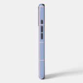 Weiches Blau- und Rosa-Rastermuster Case-Mate iPhone Hülle (Rückseite / Links)