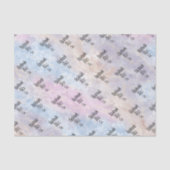Weiches blaues bunter Marmor Seidenpapier (Vorderseite)