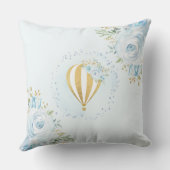 Weiches blaues kissen (Rückseite)