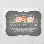 Weiches BlumenBrautparty der tafel-| Einladung (Vorderseite)