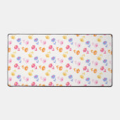 Weiches Blumendesign Schreibtischunterlage (Vorderseite)