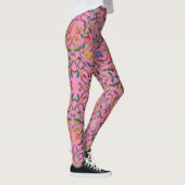 Weiches Blumenmuster Leggings (Rechts)