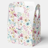 Weiches botanisches Osterblumendesign Geschenkschachtel (Geöffnet)