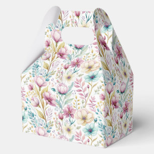 Weiches botanisches Ostergesteck-Design Geschenkschachtel