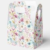 Weiches botanisches Ostergesteck-Design Geschenkschachtel (Offen)