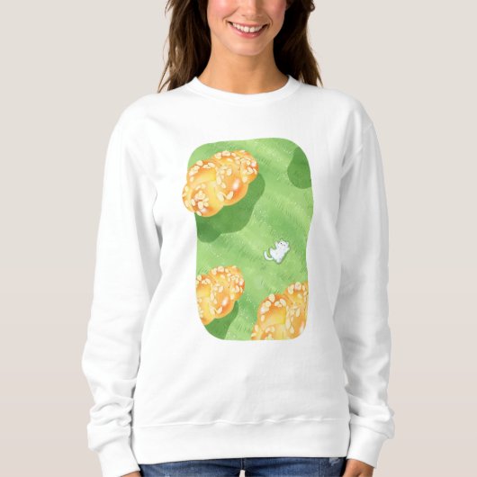 weiches Brot Wolke Sweatshirt (Vorderseite)