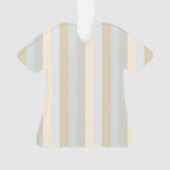 Weiches, farbiges Grays Vertikales Stripmuster Ornament (Vorderseite)