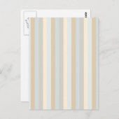 Weiches, farbiges Grays Vertikales Stripmuster Postkarte (Vorne/Hinten)