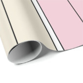 Weiches Farbvertikalstreifen-Design Geschenkpapier (Rolleneckpunkt)