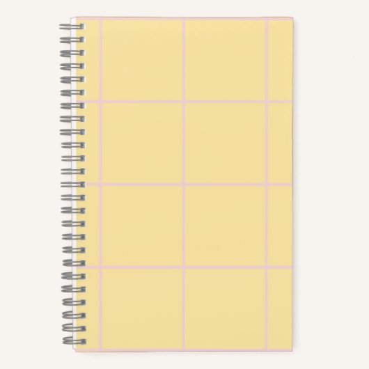 Weiches Farbvertikalstreifen-Design Notizblock (Vorderseite)