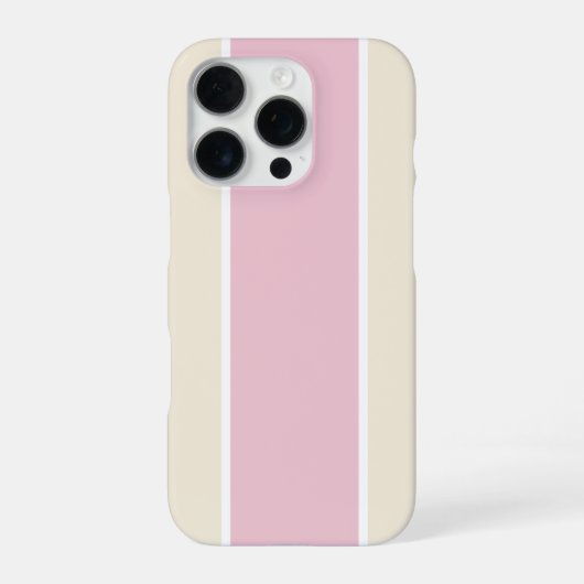 Weiches Farbvertikalstreifen-Musterdesign iPhone Hülle (Rückseite)