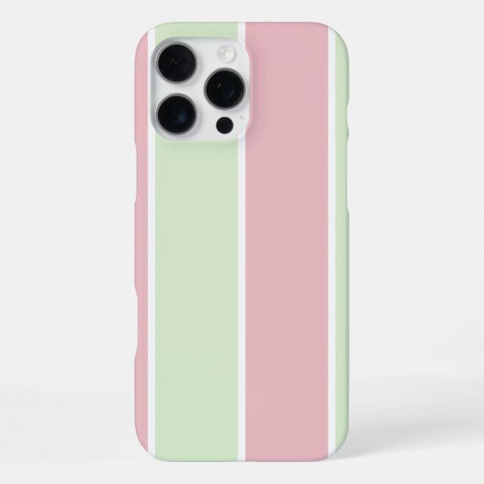 Weiches Farbvertikalstreifen-Musterdesign iPhone Hülle (Rückseite)