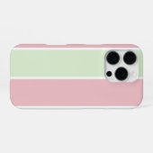 Weiches Farbvertikalstreifen-Musterdesign iPhone Hülle (Rückseite (Horizontal))