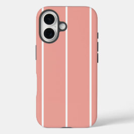 Weiches Farbvertikalstreifenmuster-Design iPhone 16 Hülle
