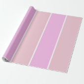 Weiches Farbvertikalstreifenmuster-Design Geschenkpapier (Ungerollt)