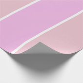 Weiches Farbvertikalstreifenmuster-Design Geschenkpapier (Ecke)
