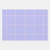 Weiches Farbvertikalstreifenmuster-Design Geschenkpapier Set (Vorderseite 2)