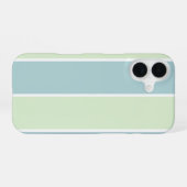 Weiches Farbvertikalstreifenmuster-Design iPhone 16 Hülle (Rückseite (Horizontal))