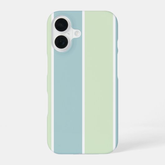 Weiches Farbvertikalstreifenmuster-Design iPhone 16 Hülle (Rückseite)