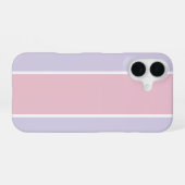 Weiches Farbvertikalstreifenmuster-Design iPhone 16 Hülle (Rückseite (Horizontal))