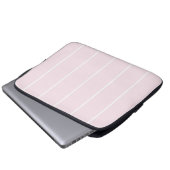 Weiches Farbvertikalstreifenmuster-Design Laptopschutzhülle (Vorne Knopf)