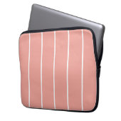 Weiches Farbvertikalstreifenmuster-Design Laptopschutzhülle (Vorderseite Links)
