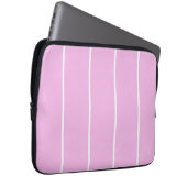 Weiches Farbvertikalstreifenmuster-Design Laptopschutzhülle (Vorne Rechts)