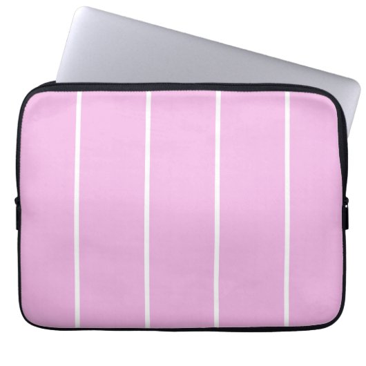 Weiches Farbvertikalstreifenmuster-Design Laptopschutzhülle (Vorderseite)